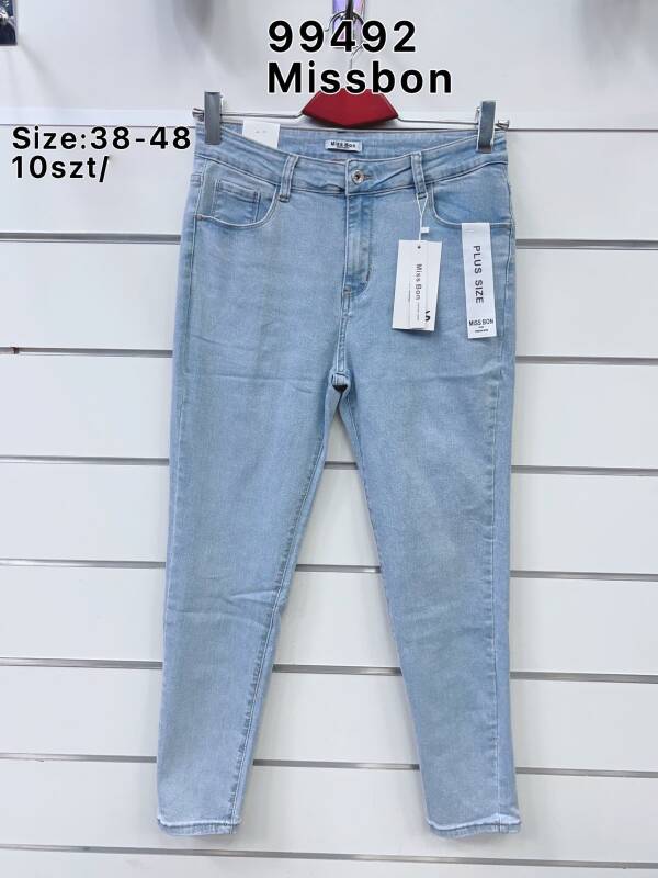 Jeansy damskie 99492 1 kolor 38-48 1