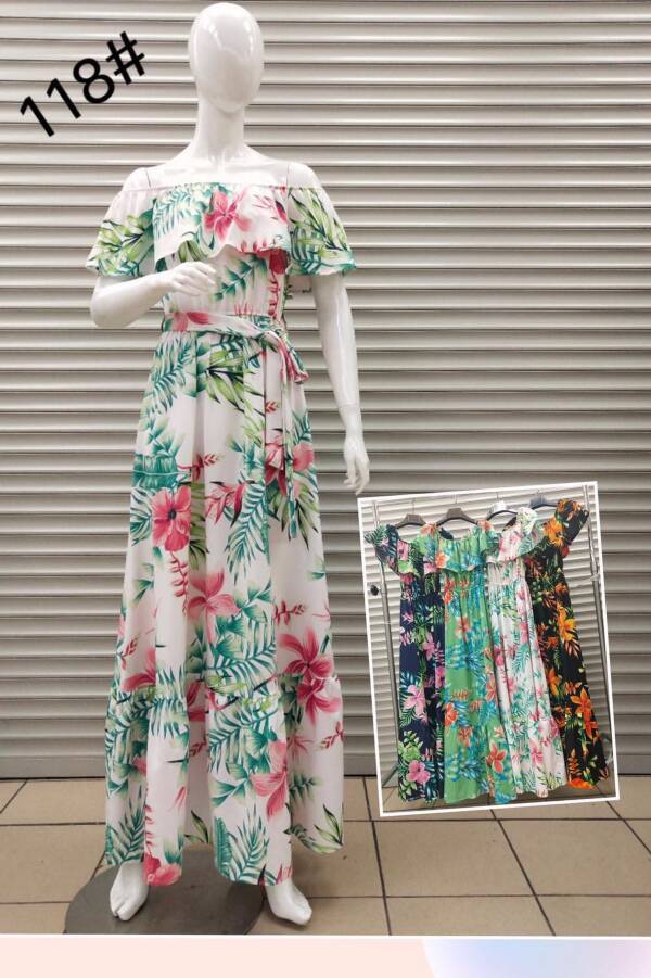 Sukienka damskie 7008 Mix kolor Standard (Towar Polskie)