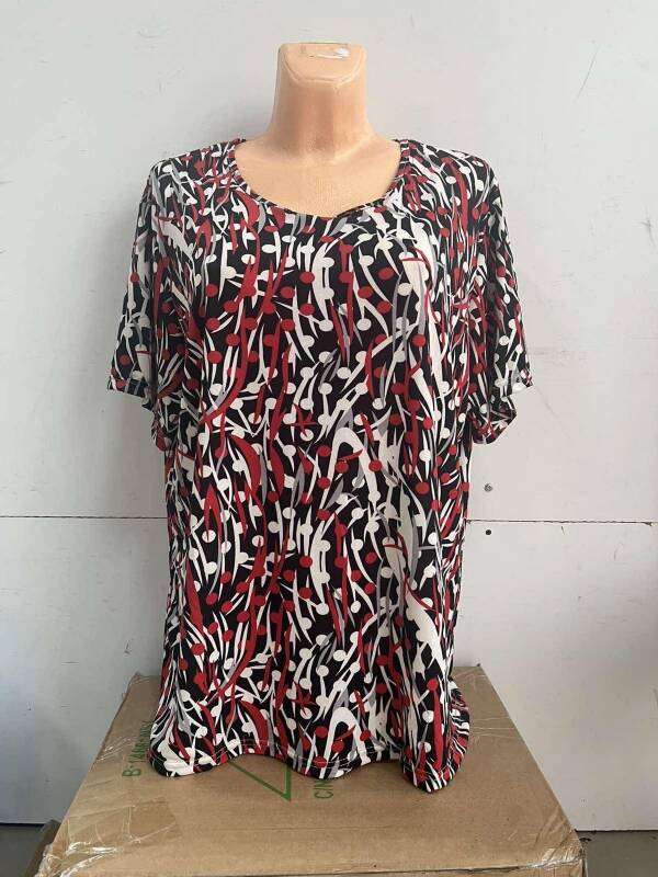 Bluzka damskie 7026 Mix kolor 4XL-8XL