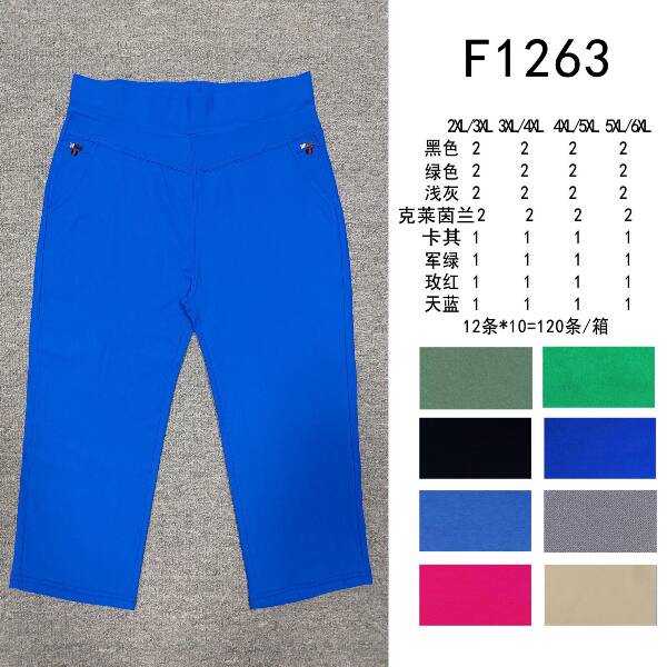 Rybaczki damskie F1263 Mix kolor 2XL-6XL 1