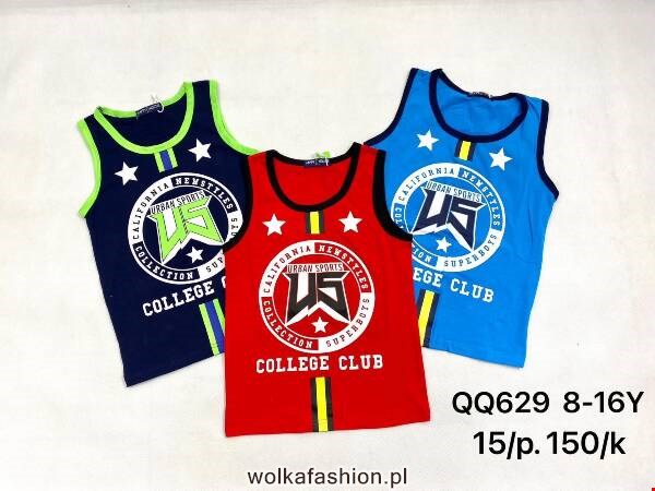 Bluzki chłopięce QQ629 Mix kolor 8-16