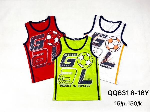 Bluzki chłopięce QQ631 Mix kolor 8-16 1