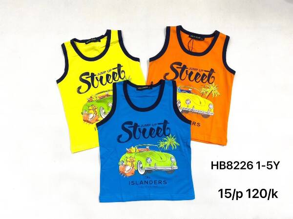 Bluzki chłopięce HB8226 Mix kolor 1-5