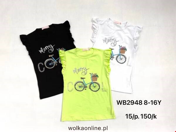 Bluzki dziewczęce WB2948 Mix kolor 8-16