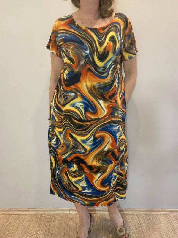 Sukienka damskie 7365 Mix kolor Standard (Towar Polskie) 1