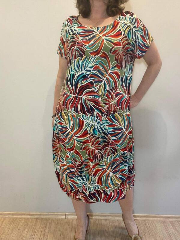 Sukienka damskie 7370 Mix kolor Standard (Towar Polskie) 1