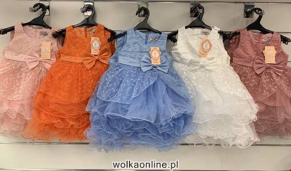 Sukienki dziewczęce 7419 1 kolor 6-36