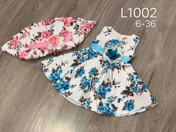 Sukienki dziewczęce 7424 1 kolor 6-36