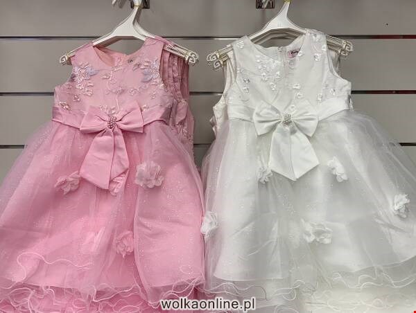 Sukienki dziewczęce 7427 1 kolor 4-14