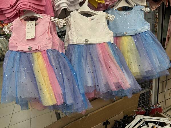 Sukienki dziewczęce 7438 1 kolor 6-36 1