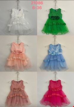 Sukienki dziewczęce 7441 1 kolor 6-36