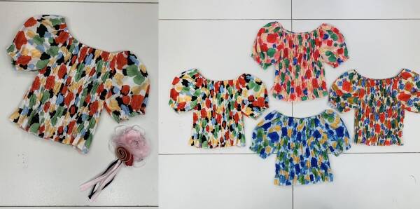  Komplet dziewczęcy 7451 1 kolor 4-14