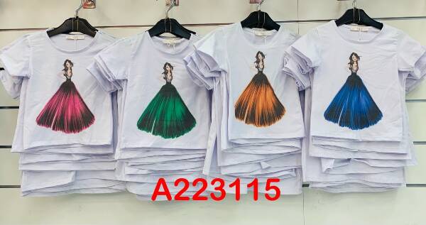  Komplet dziewczęcy 7452 1 kolor 4-14