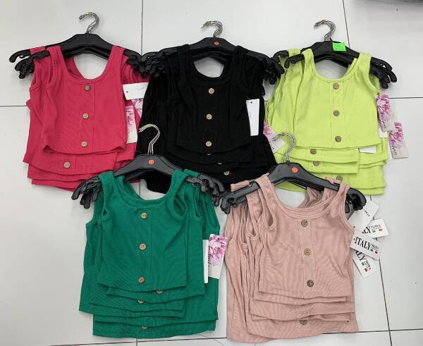  Komplet dziewczęcy 7457 1 kolor 4-14 1