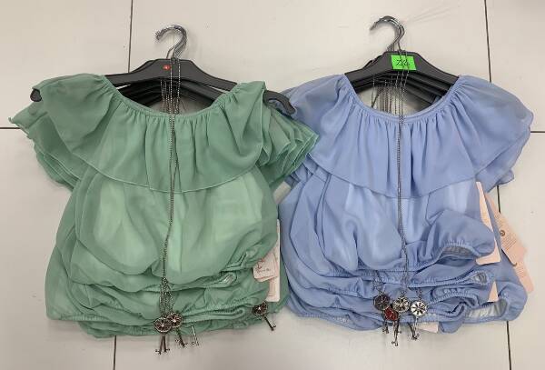  Komplet dziewczęcy 7466 1 kolor 4-14