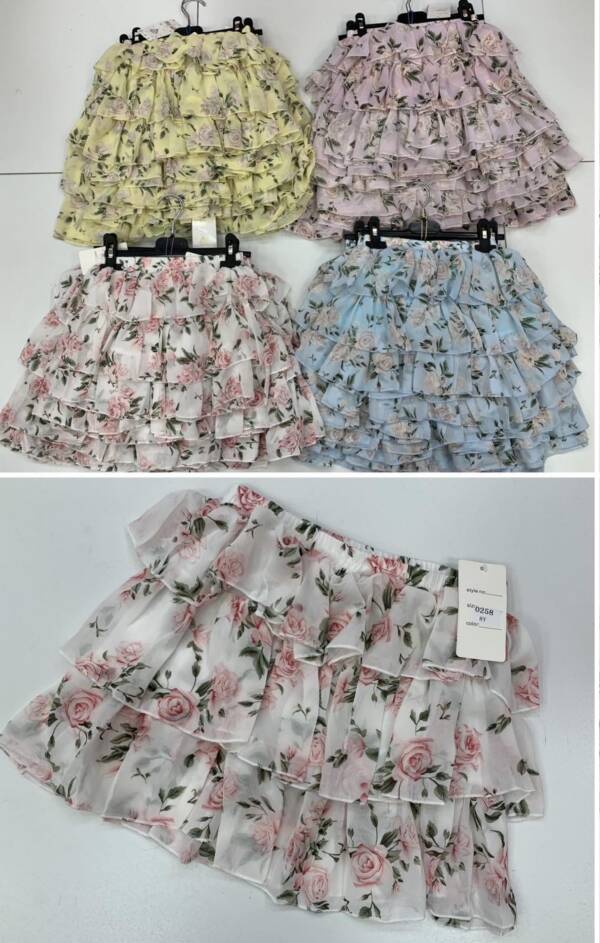 Spódnice dziewczęce 7480 1 kolor 4-14 1