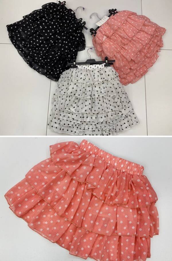 Spódnice dziewczęce 7481 1 kolor 4-14 1