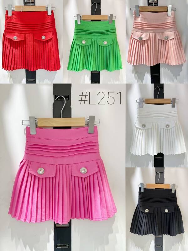 Spódnice dziewczęce 7485 1 kolor 4-14