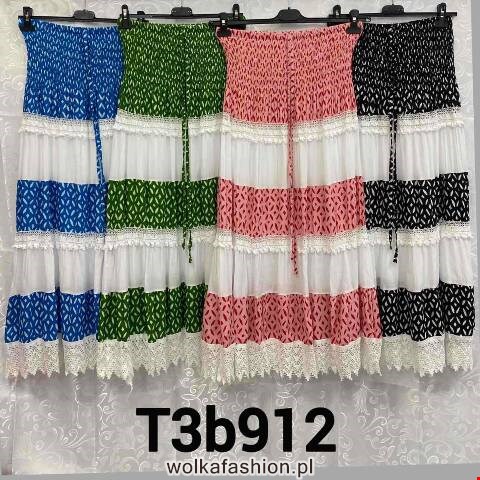 Spódnice damskie T3B912 Mix kolor M-2XL