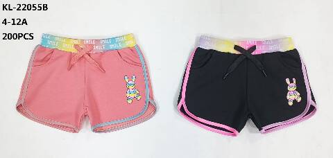 Szorty dziewczęce KL-22055B Mix kolor 4-12