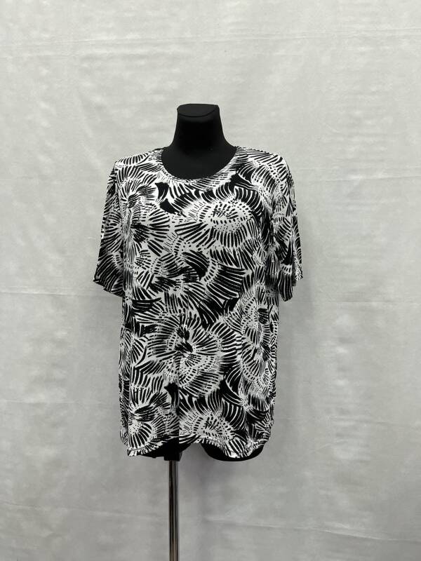 Bluzka damskie 8204 1 kolor L-4XL (Towar Ploskie)