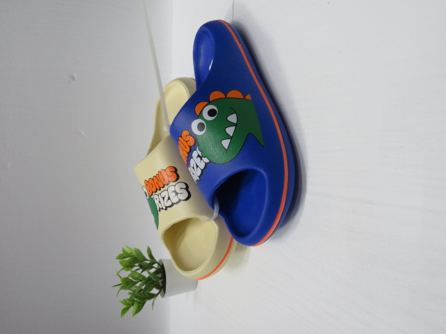 Kapcie Dziecięce 2058-11 BLACK/PINK/BLUE/YELLOW 28-35