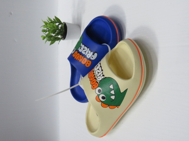 Kapcie Dziecięce 2058-11 BLACK/PINK/BLUE/YELLOW 28-35 1