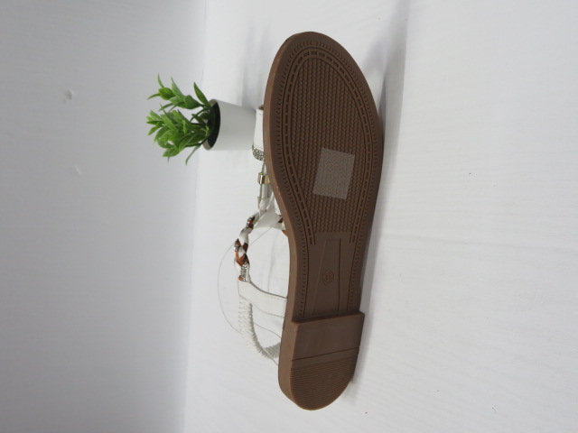Sandały damskie  98-112 WHITE 36-41 2