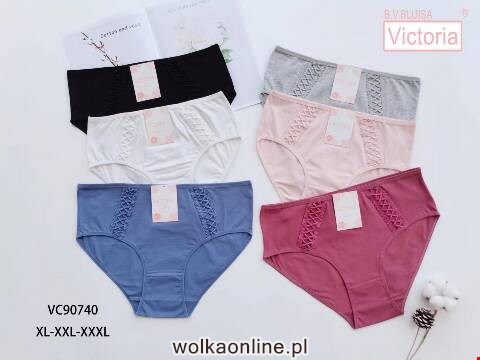 Majtki damskie VC90740 Mix kolor XL-3XL