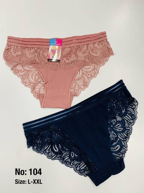 Majtki damskie 104 Mix kolor L-2XL