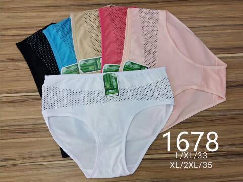 Majtki damskie 1678 Mix kolor L-2XL 1