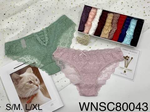 Majtki damskie 80043 Mix kolor S/M-L/XL 1