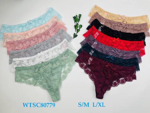Majtki damskie 80779 Mix kolor S/M-L/XL 1