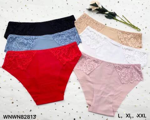 Majtki damskie 82813 Mix kolor L-2XL