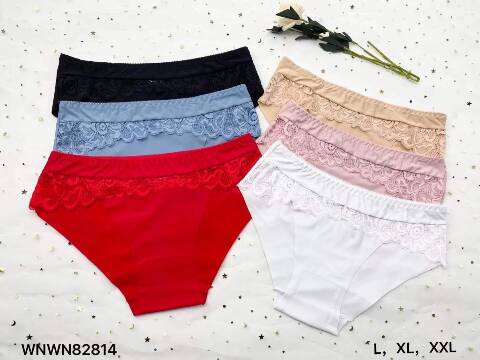 Majtki damskie 82814 Mix kolor L-2XL 1