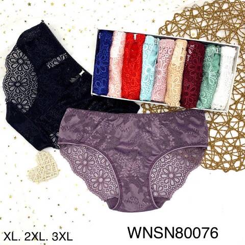 Majtki damskie 80076 Mix kolor XL-3XL 1