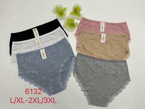 Majtki damskie 6132 Mix kolor L-3XL 1