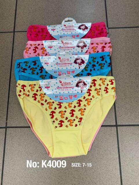 Majtki dziewczęce K4009 Mix kolor 7-15 1