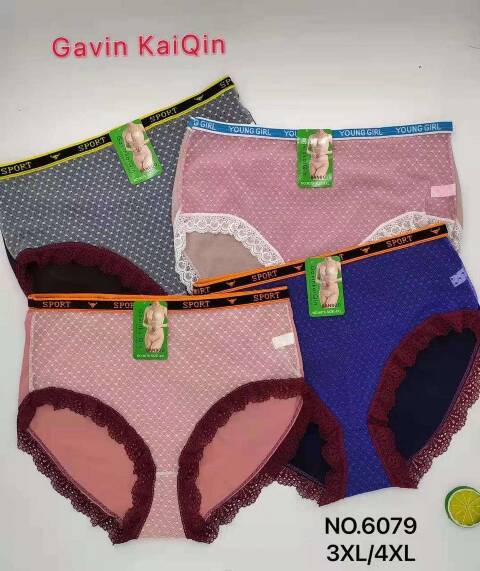 Majtki damskie 6079 Mix kolor 3XL-4XL 1