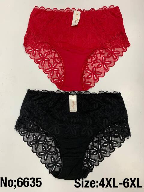 Majtki damskie 6635 Mix kolor 4XL-6XL 1