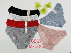 Majtki damskie 6567 Mix kolor M-XL