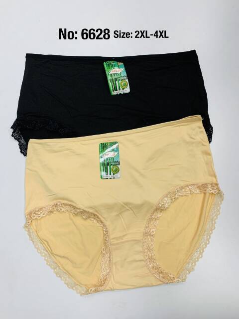 Majtki damskie 6628 Mix kolor 2XL-4XL