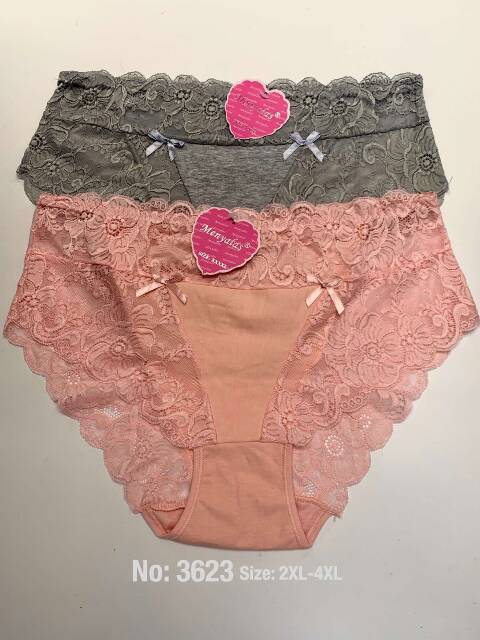 Majtki damskie 3623 Mix kolor 2XL-4XL