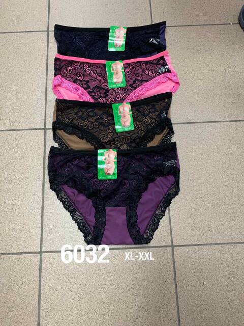 Majtki damskie 6032 Mix kolor XL-2XL 1