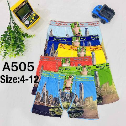 Bokserki chłopięce A505 Mix kolor 4-12 1