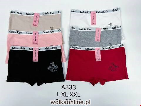 Bokserki damskie A333 Mix kolor L-2XL