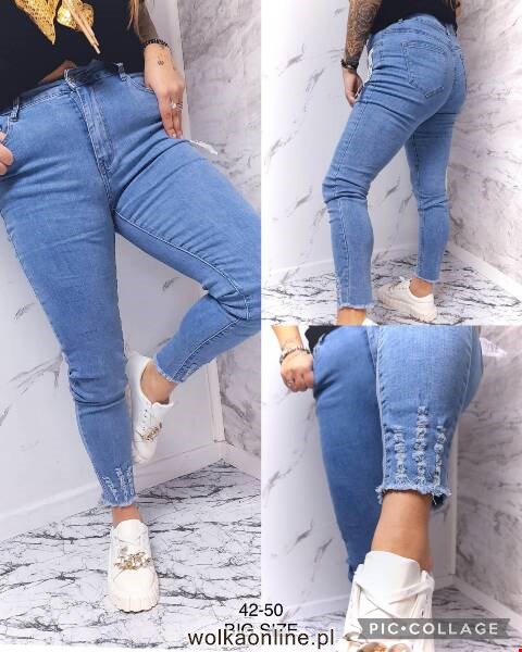 Jeansy damskie 9172 1 kolor 42-50