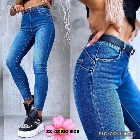 Jeansy damskie 9175 1 kolor 38-48 1