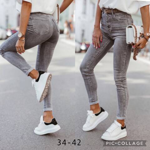 Jeansy damskie 9178 1 kolor 34-42