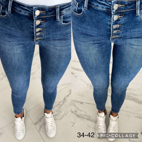 Jeansy damskie 9182 1 kolor 34-42 1